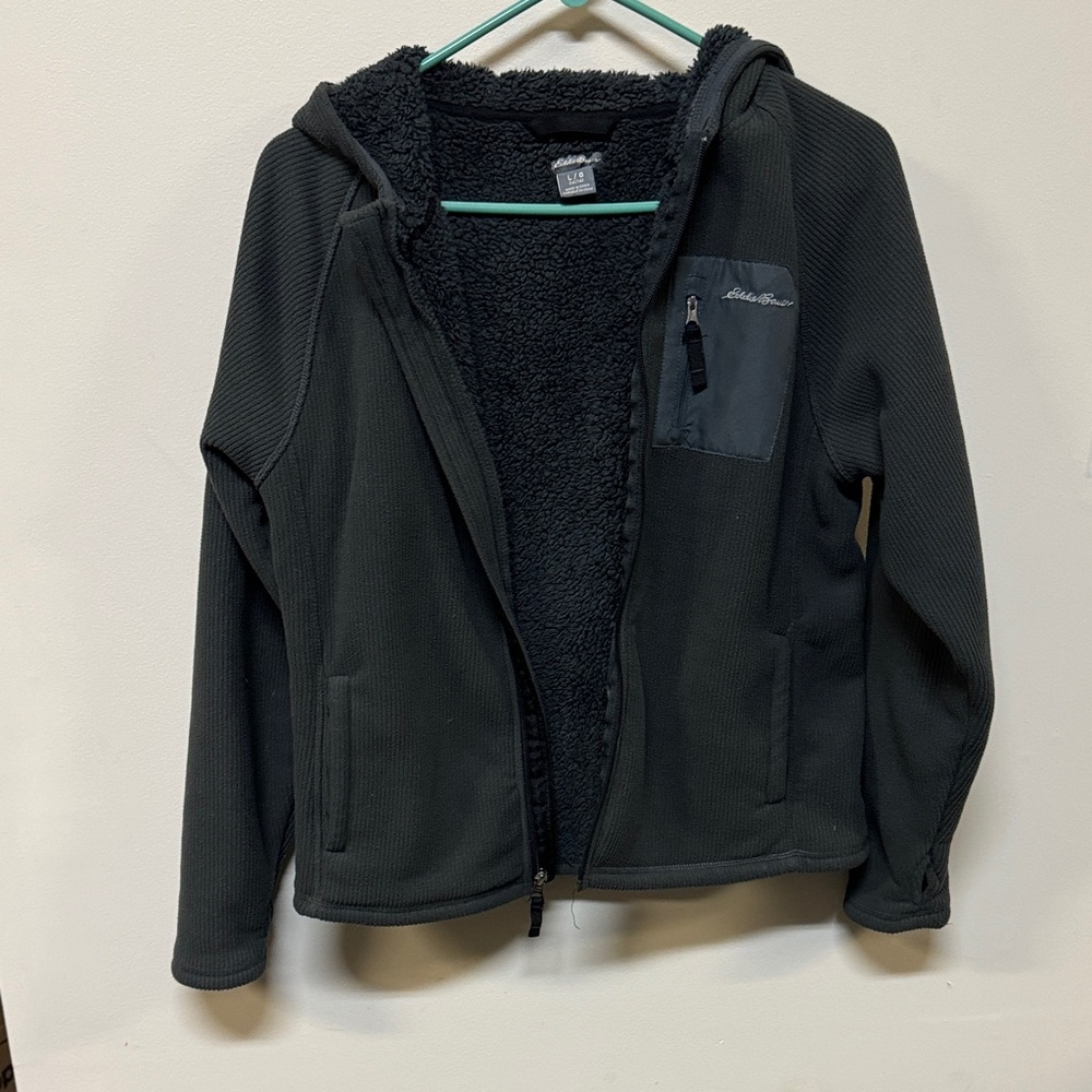 Eddie Bauer Kids Dark Gray Hooded Jacket